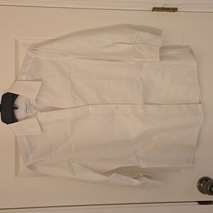 Foxcroft Women's Classic White Button Down Shirt